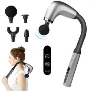 New Smart Fascia Gun Electric Massager Massage Hammer Electric Fascia Gun Home Handheld Hammer Back Artifact Christmas Gift