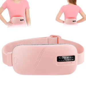 Electric Menstrual Heating Belt – Vibration Massage Pad for Period Pain, Waist & Abdominal Relief