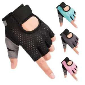 Fingerless Gym Gloves – Breathable Weight Lifting Gloves for Men & Women | Training & Fitness