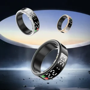 Smart Ring with LED Display – Heart Rate, Blood Oxygen & Sleep Monitor